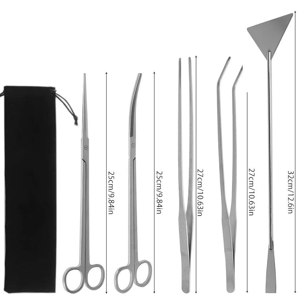 Terrarium tools, set of 4 parts