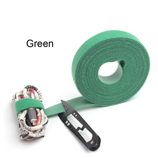 Velcro for binding, green