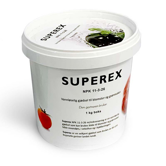 Superex water-soluble fertiliser, 1 kilo